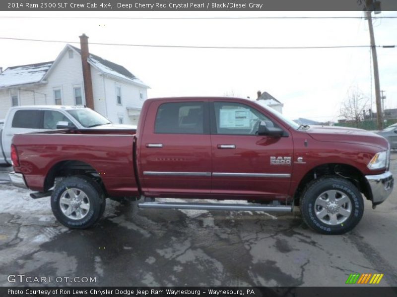Deep Cherry Red Crystal Pearl / Black/Diesel Gray 2014 Ram 2500 SLT Crew Cab 4x4