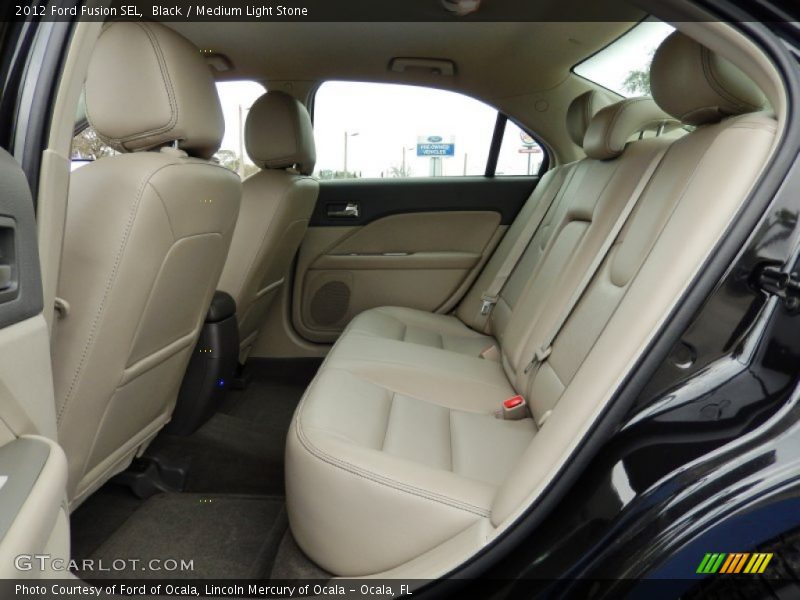 Rear Seat of 2012 Fusion SEL