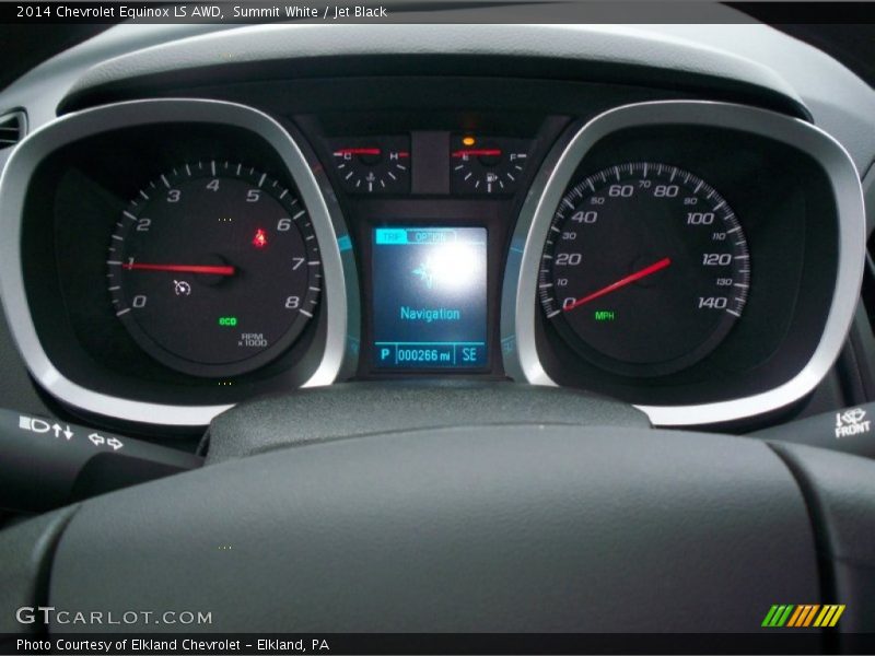 Summit White / Jet Black 2014 Chevrolet Equinox LS AWD