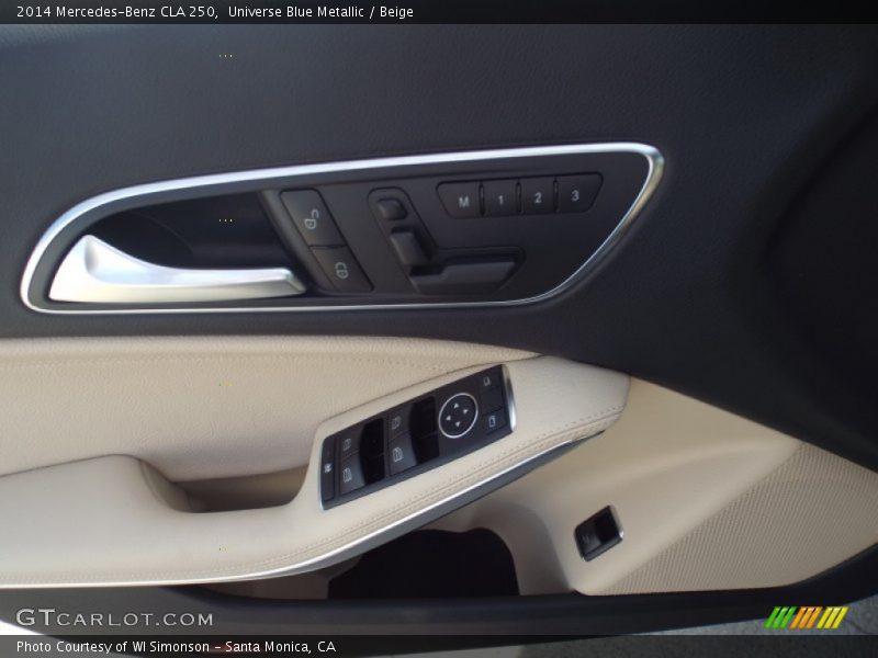 Universe Blue Metallic / Beige 2014 Mercedes-Benz CLA 250