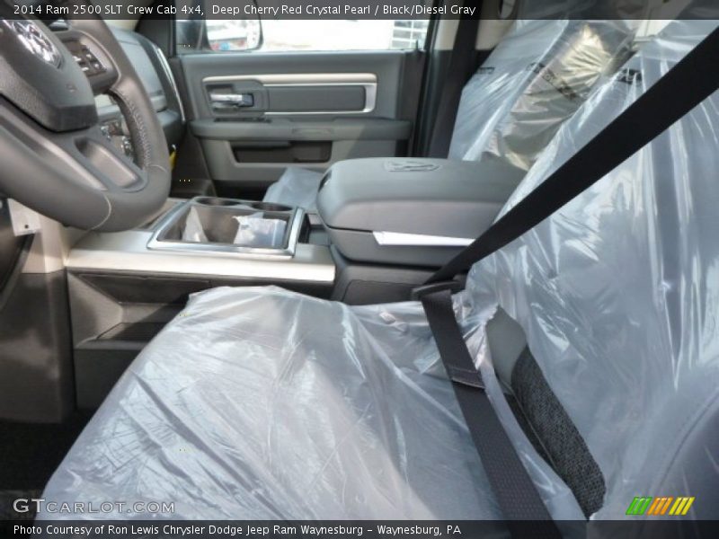 Deep Cherry Red Crystal Pearl / Black/Diesel Gray 2014 Ram 2500 SLT Crew Cab 4x4