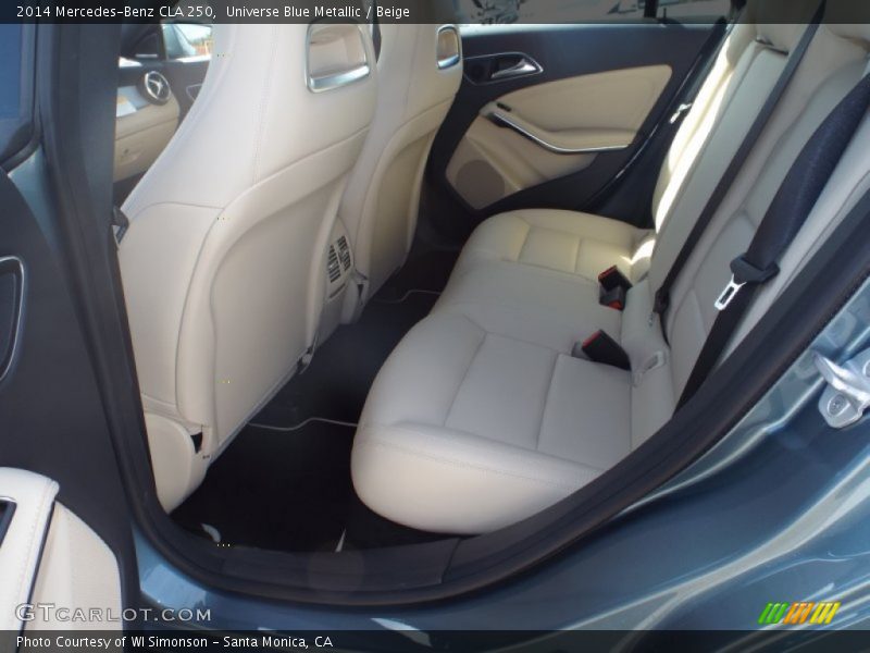 Universe Blue Metallic / Beige 2014 Mercedes-Benz CLA 250