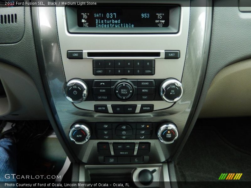 Controls of 2012 Fusion SEL