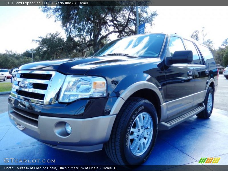 Tuxedo Black / Camel 2013 Ford Expedition XLT