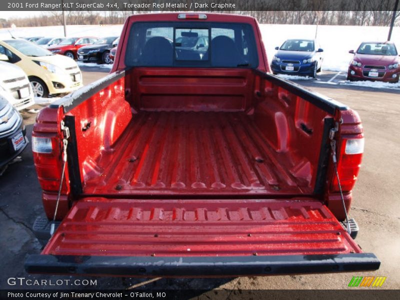 Toreador Red Metallic / Dark Graphite 2001 Ford Ranger XLT SuperCab 4x4