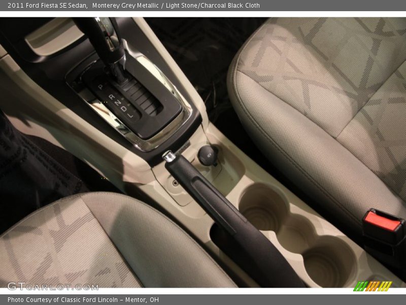 Monterey Grey Metallic / Light Stone/Charcoal Black Cloth 2011 Ford Fiesta SE Sedan