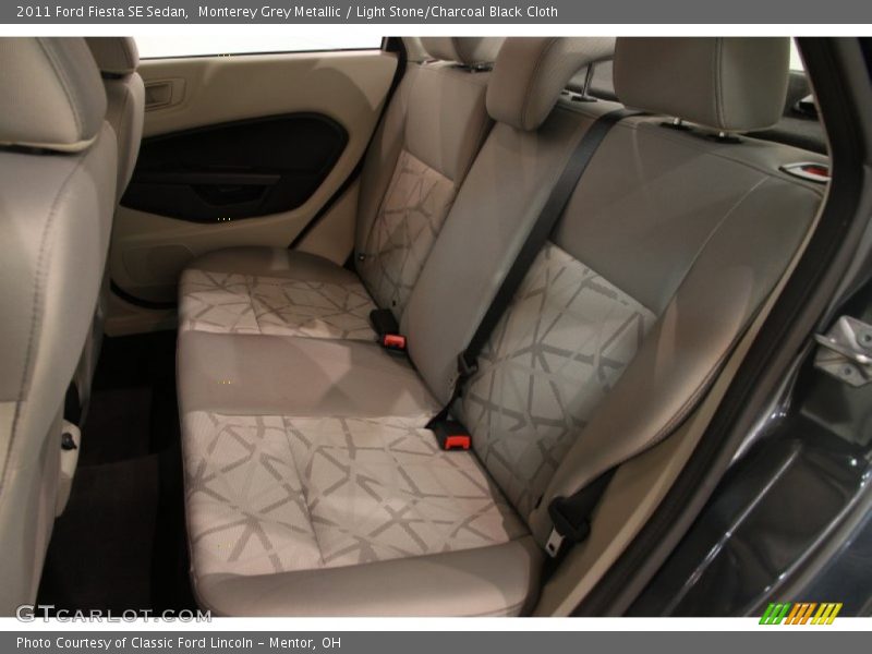 Monterey Grey Metallic / Light Stone/Charcoal Black Cloth 2011 Ford Fiesta SE Sedan