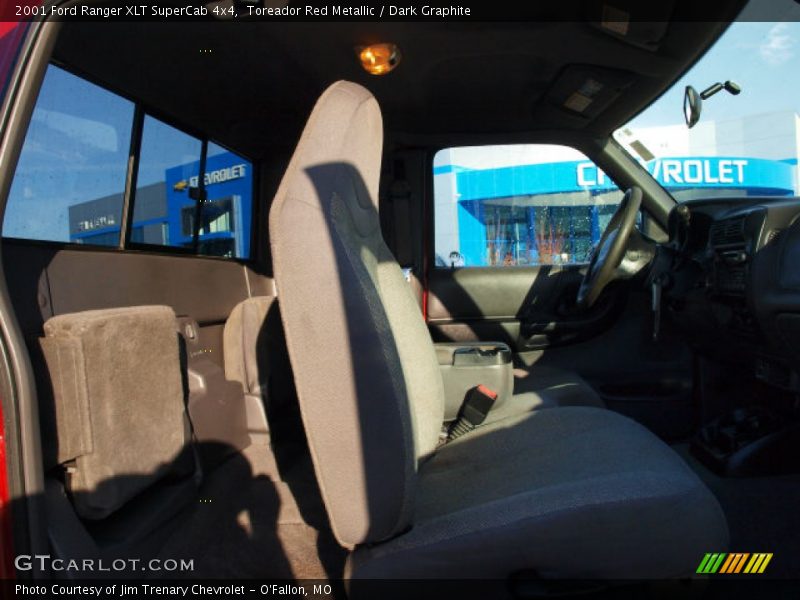 Toreador Red Metallic / Dark Graphite 2001 Ford Ranger XLT SuperCab 4x4