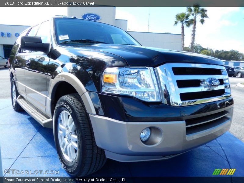 Tuxedo Black / Camel 2013 Ford Expedition XLT