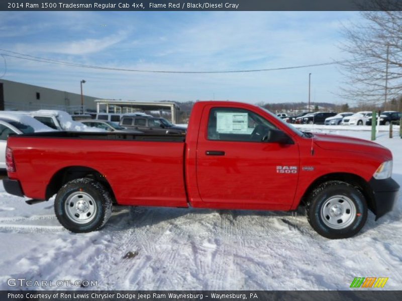  2014 1500 Tradesman Regular Cab 4x4 Flame Red