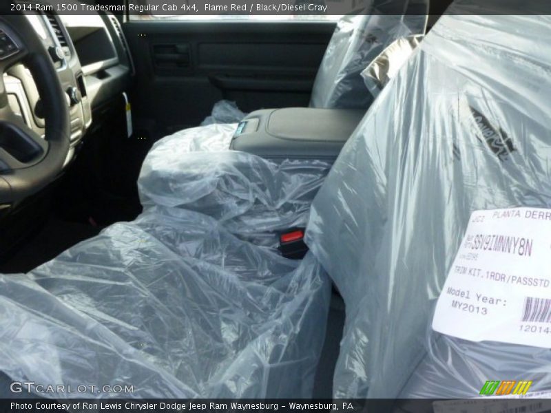 Flame Red / Black/Diesel Gray 2014 Ram 1500 Tradesman Regular Cab 4x4