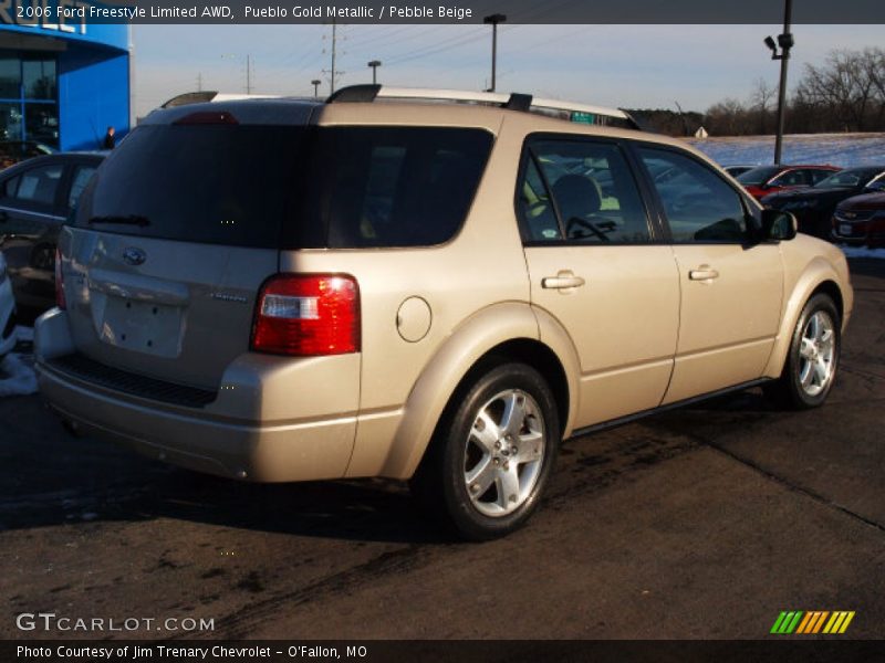 Pueblo Gold Metallic / Pebble Beige 2006 Ford Freestyle Limited AWD