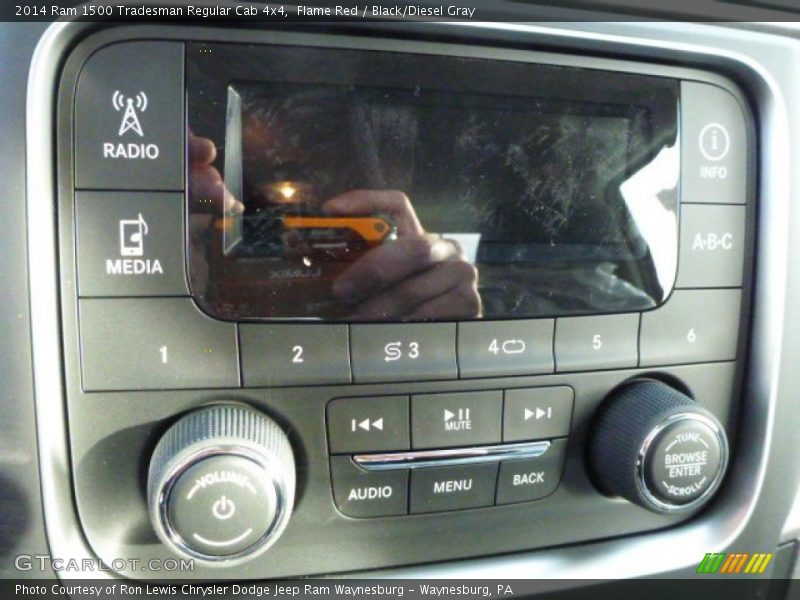 Flame Red / Black/Diesel Gray 2014 Ram 1500 Tradesman Regular Cab 4x4