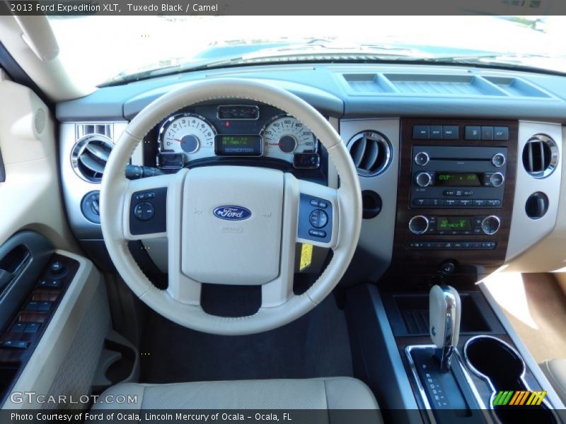 Tuxedo Black / Camel 2013 Ford Expedition XLT