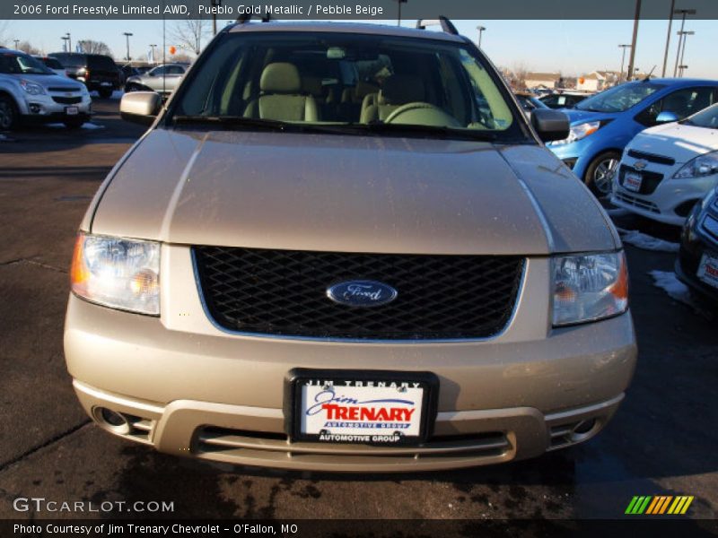Pueblo Gold Metallic / Pebble Beige 2006 Ford Freestyle Limited AWD