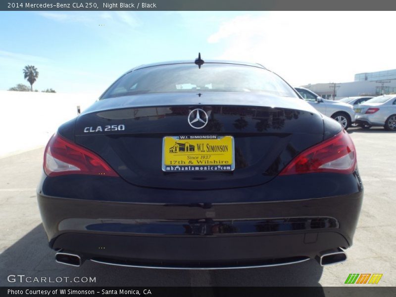 Night Black / Black 2014 Mercedes-Benz CLA 250