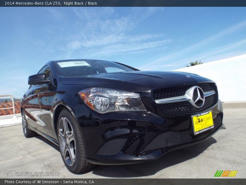 Night Black / Black 2014 Mercedes-Benz CLA 250