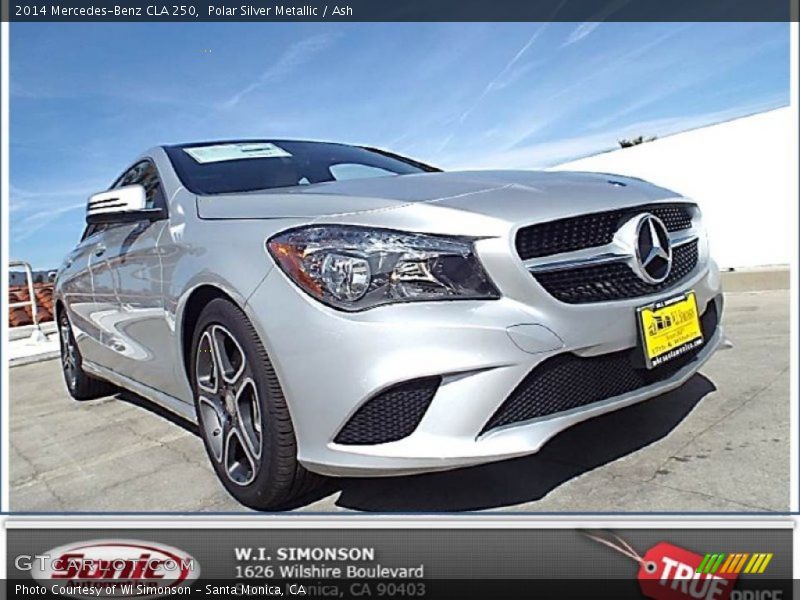 Polar Silver Metallic / Ash 2014 Mercedes-Benz CLA 250