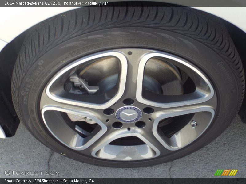 Polar Silver Metallic / Ash 2014 Mercedes-Benz CLA 250