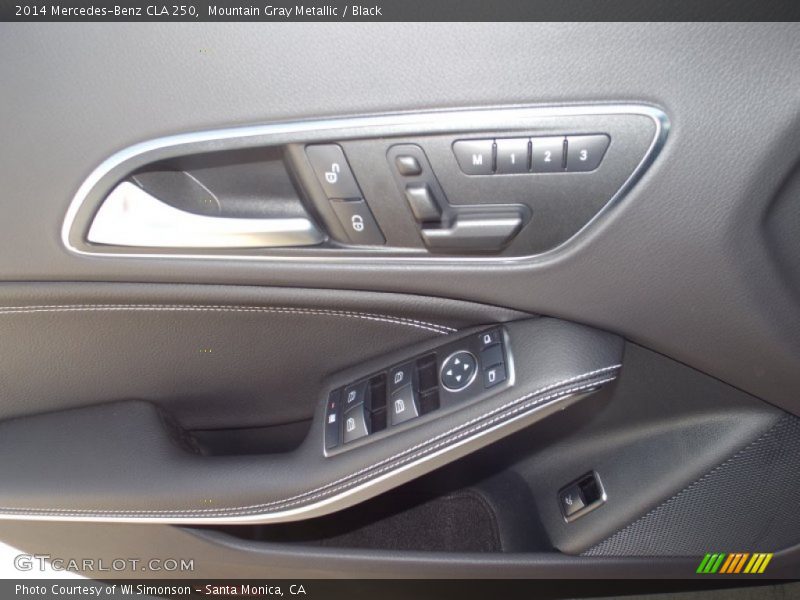 Mountain Gray Metallic / Black 2014 Mercedes-Benz CLA 250