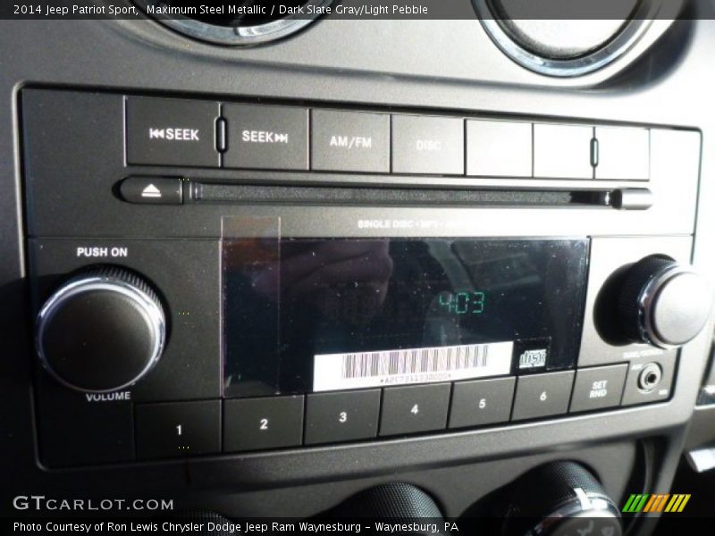 Maximum Steel Metallic / Dark Slate Gray/Light Pebble 2014 Jeep Patriot Sport