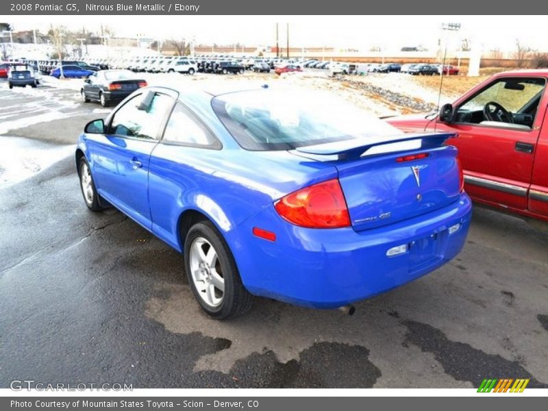 Nitrous Blue Metallic / Ebony 2008 Pontiac G5