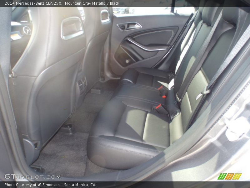 Mountain Gray Metallic / Black 2014 Mercedes-Benz CLA 250