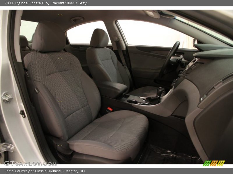 Radiant Silver / Gray 2011 Hyundai Sonata GLS