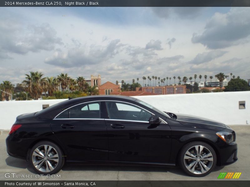 Night Black / Black 2014 Mercedes-Benz CLA 250