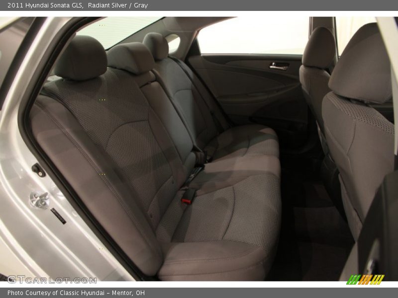 Radiant Silver / Gray 2011 Hyundai Sonata GLS