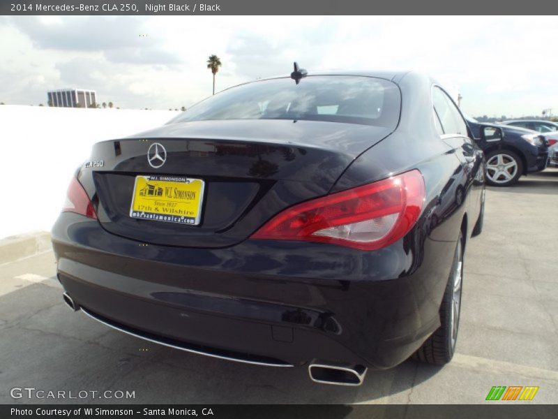 Night Black / Black 2014 Mercedes-Benz CLA 250