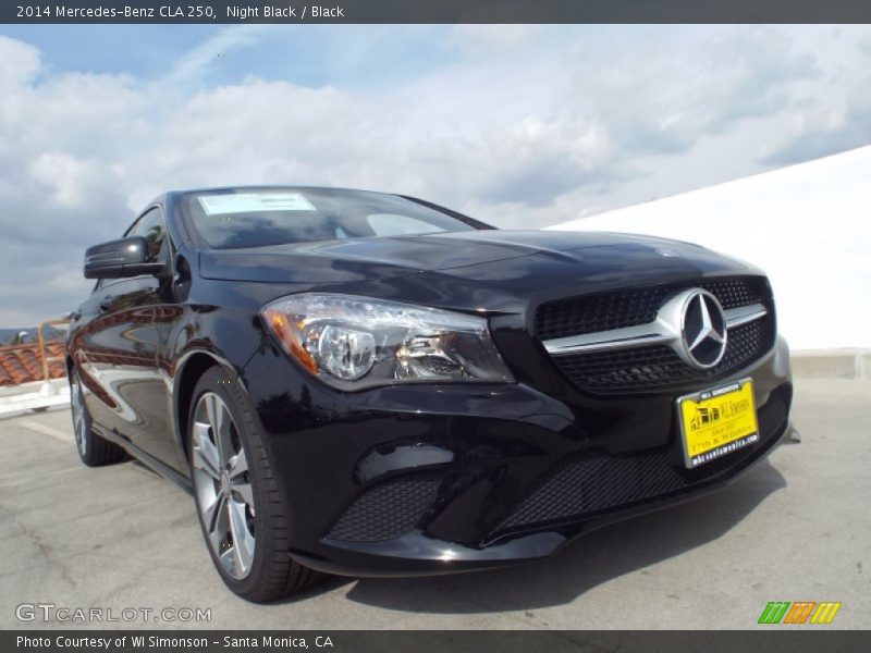 Night Black / Black 2014 Mercedes-Benz CLA 250