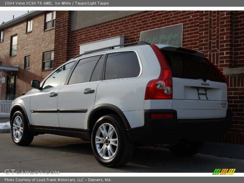 Ice White / Taupe/Light Taupe 2004 Volvo XC90 T6 AWD