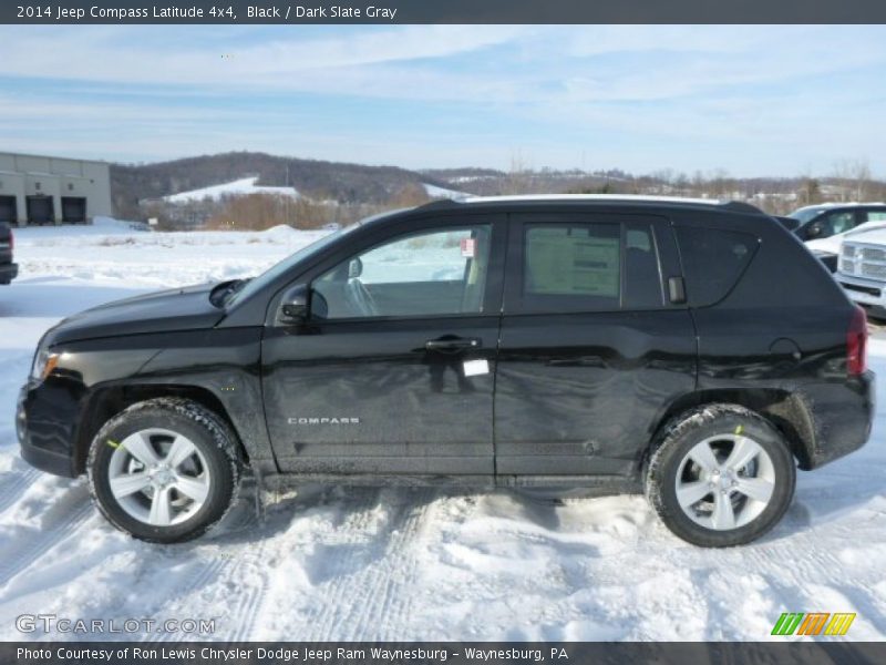 Black / Dark Slate Gray 2014 Jeep Compass Latitude 4x4