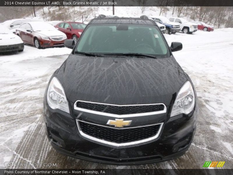 Black Granite Metallic / Jet Black 2014 Chevrolet Equinox LT AWD