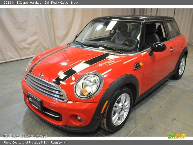 Chili Red / Carbon Black 2013 Mini Cooper Hardtop