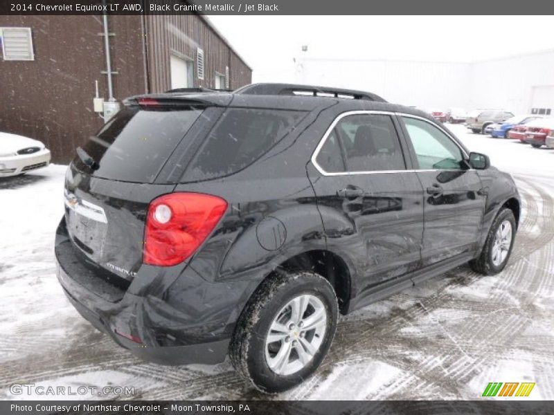 Black Granite Metallic / Jet Black 2014 Chevrolet Equinox LT AWD