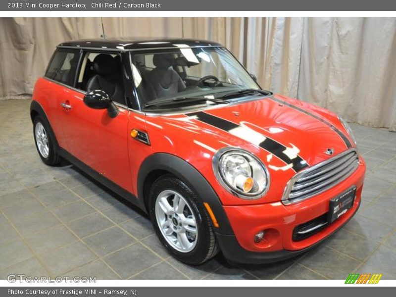Chili Red / Carbon Black 2013 Mini Cooper Hardtop