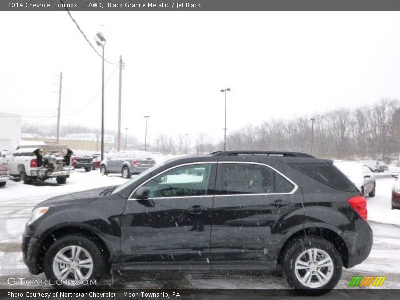 Black Granite Metallic / Jet Black 2014 Chevrolet Equinox LT AWD