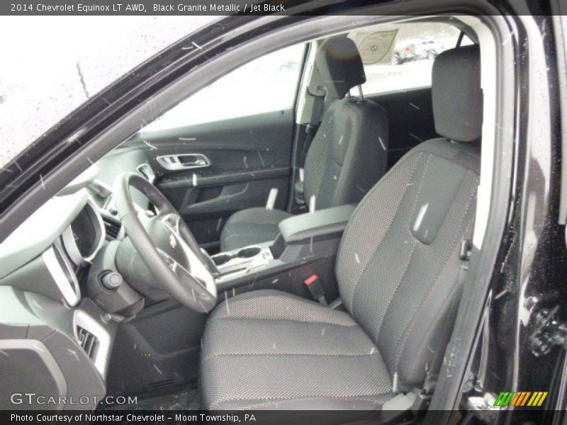 Black Granite Metallic / Jet Black 2014 Chevrolet Equinox LT AWD