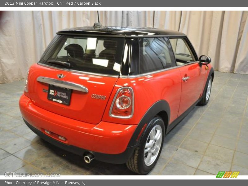 Chili Red / Carbon Black 2013 Mini Cooper Hardtop