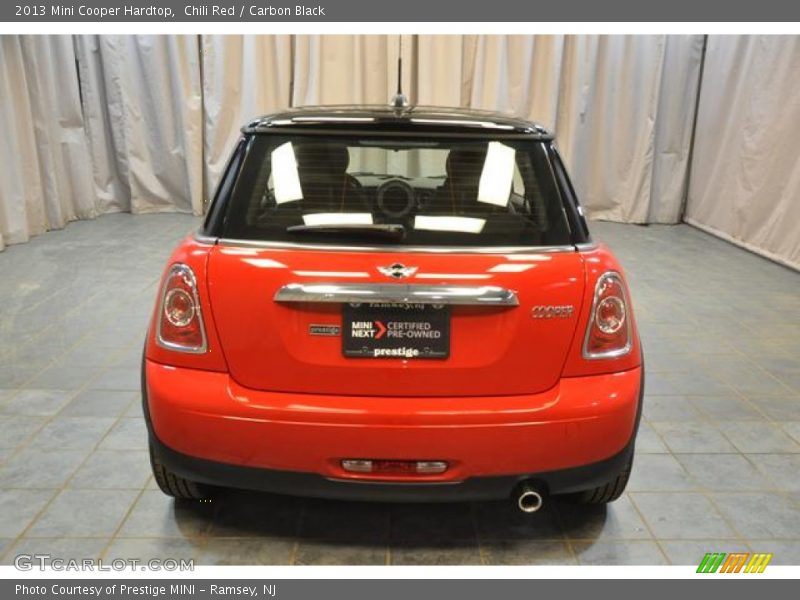 Chili Red / Carbon Black 2013 Mini Cooper Hardtop