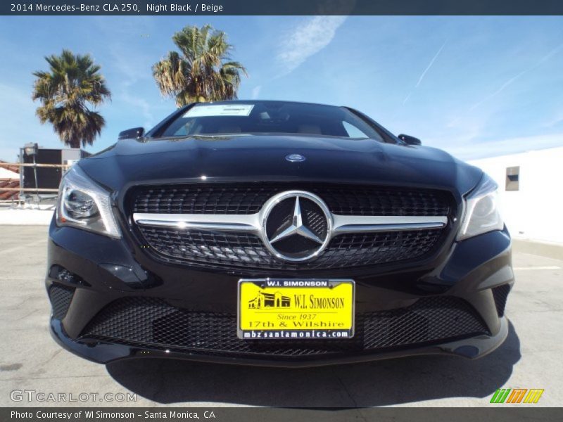 Night Black / Beige 2014 Mercedes-Benz CLA 250