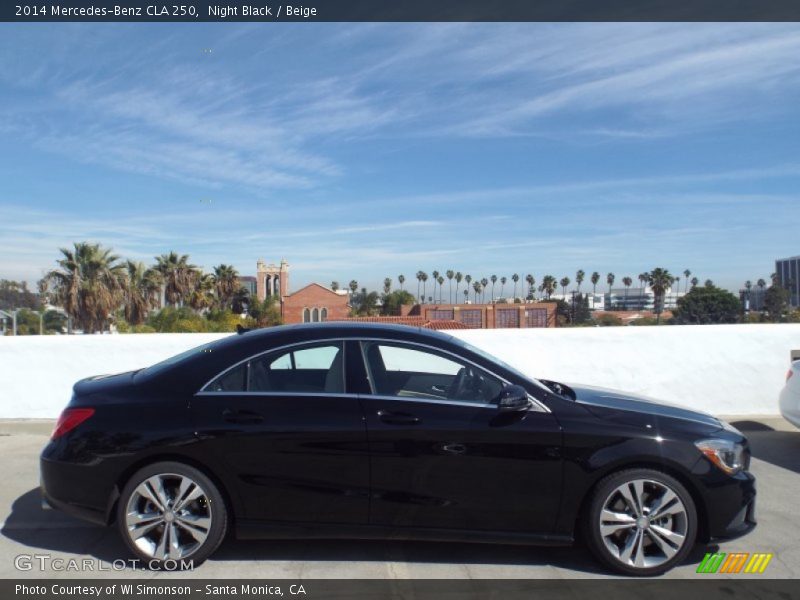 Night Black / Beige 2014 Mercedes-Benz CLA 250