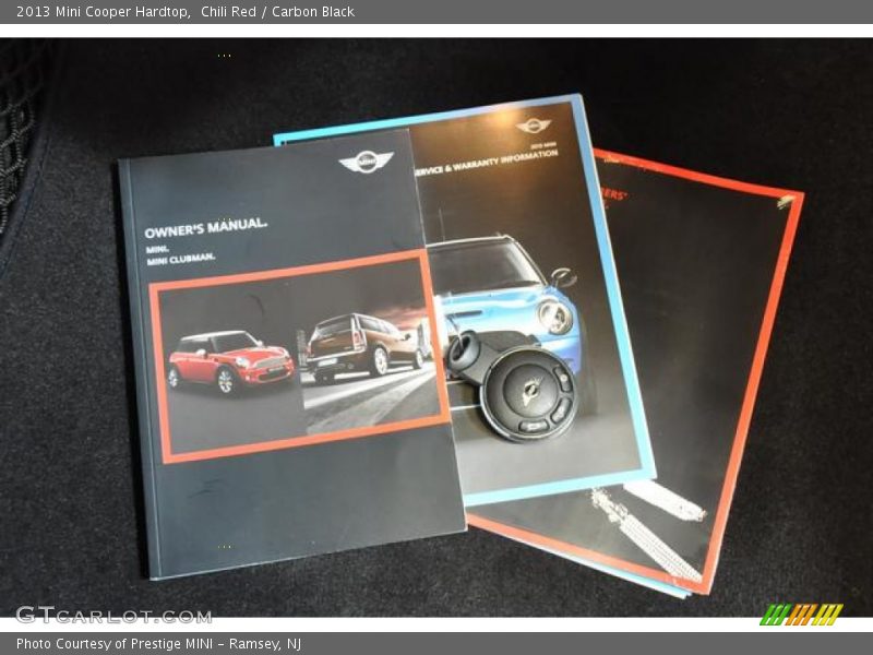 Chili Red / Carbon Black 2013 Mini Cooper Hardtop