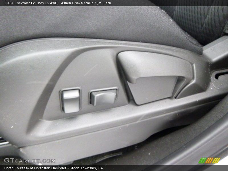 Ashen Gray Metallic / Jet Black 2014 Chevrolet Equinox LS AWD