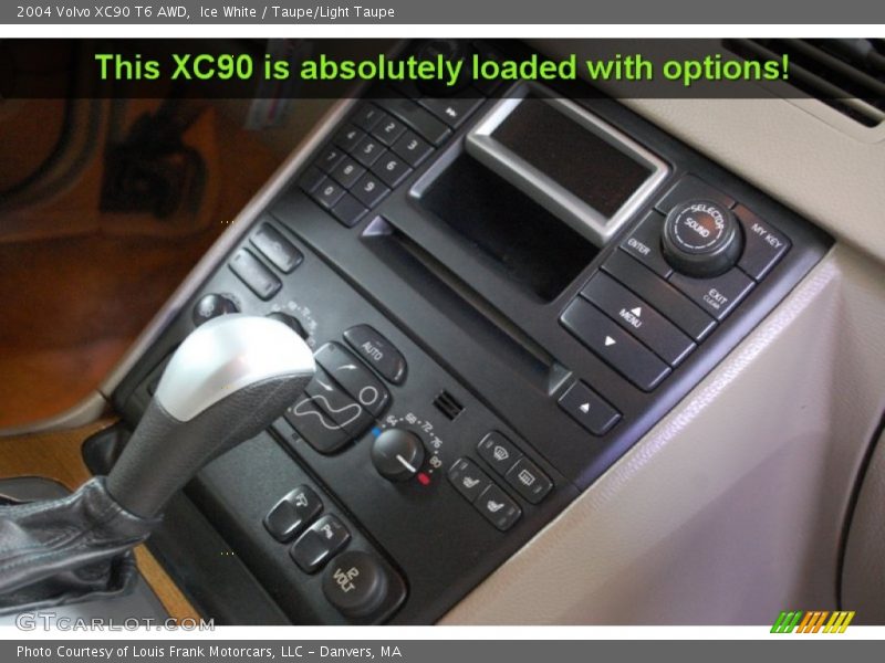 Ice White / Taupe/Light Taupe 2004 Volvo XC90 T6 AWD