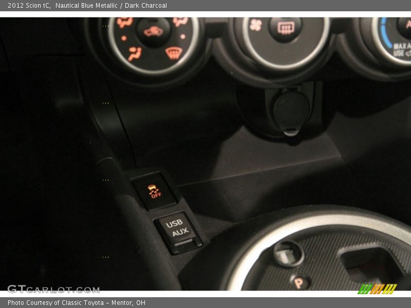 Nautical Blue Metallic / Dark Charcoal 2012 Scion tC