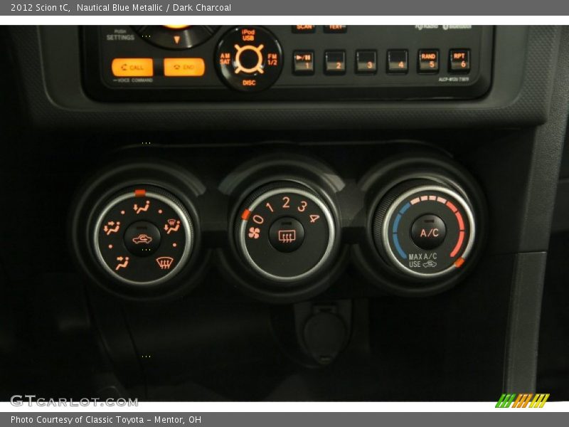 Nautical Blue Metallic / Dark Charcoal 2012 Scion tC