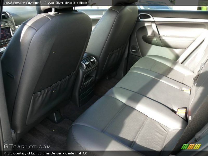 Crystal Silver Metallic / Black 2008 Porsche Cayenne S